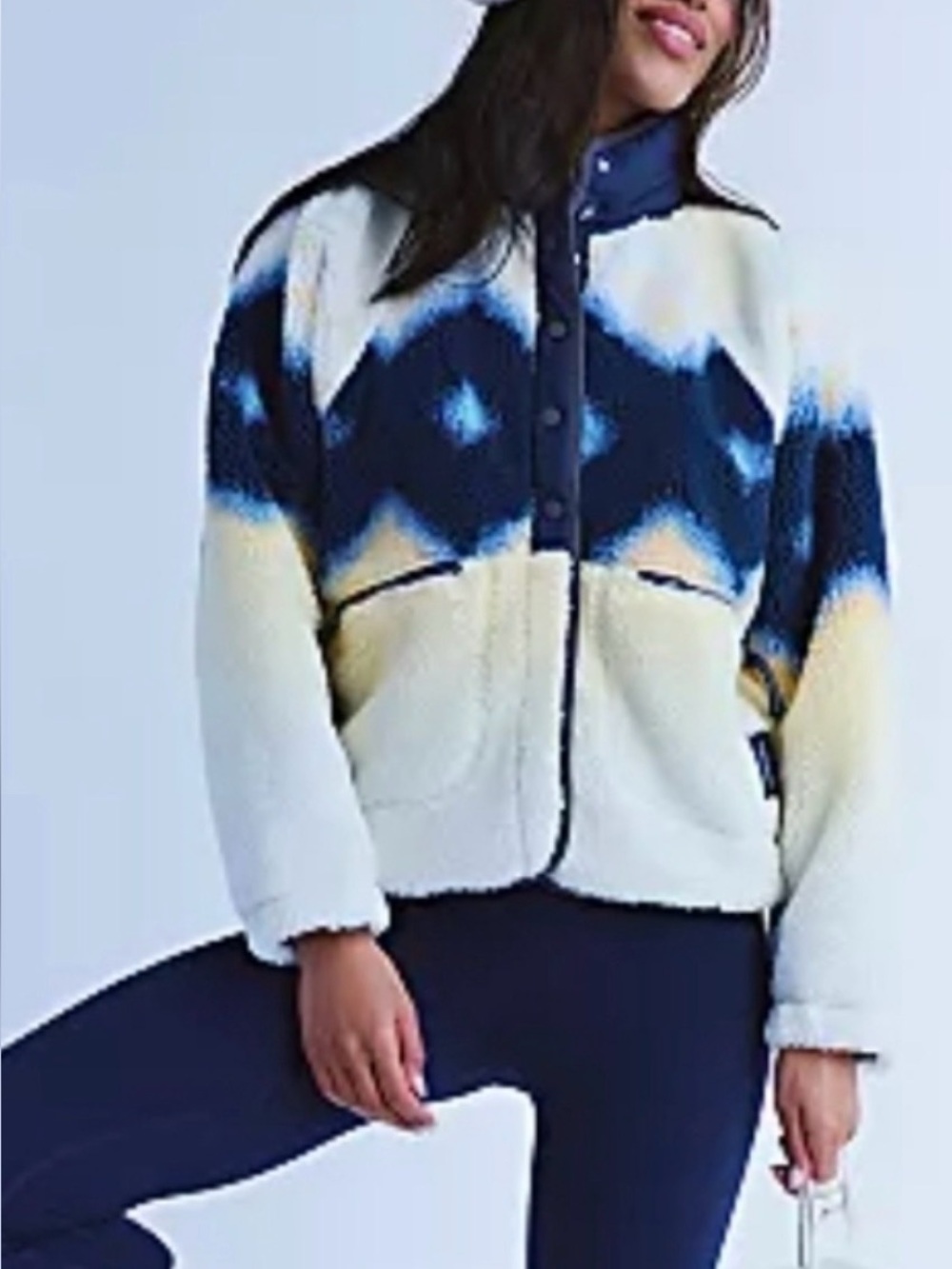Free People Hit the Slopes Sherpa Sunglow Jacket NWT